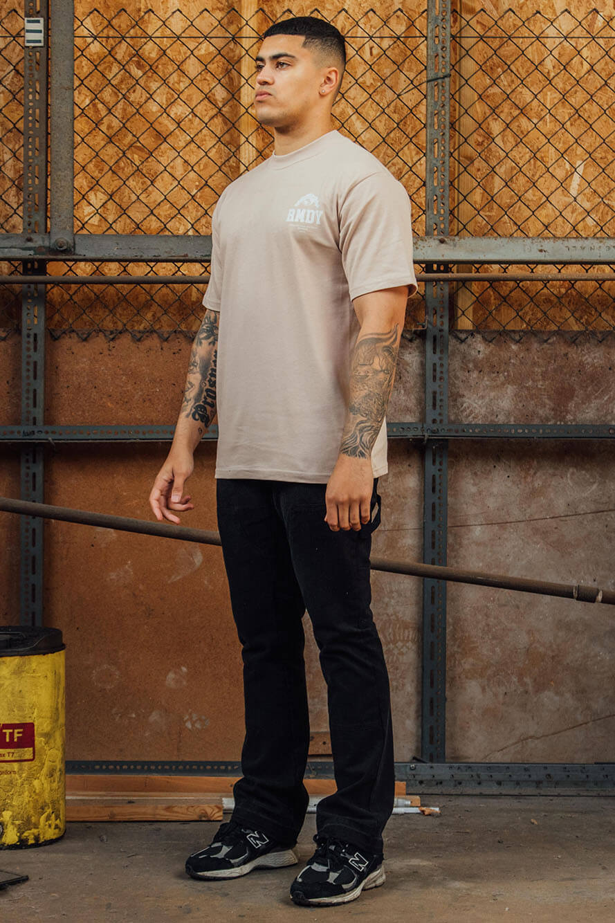 Gone Global Taupe Graphic Tee