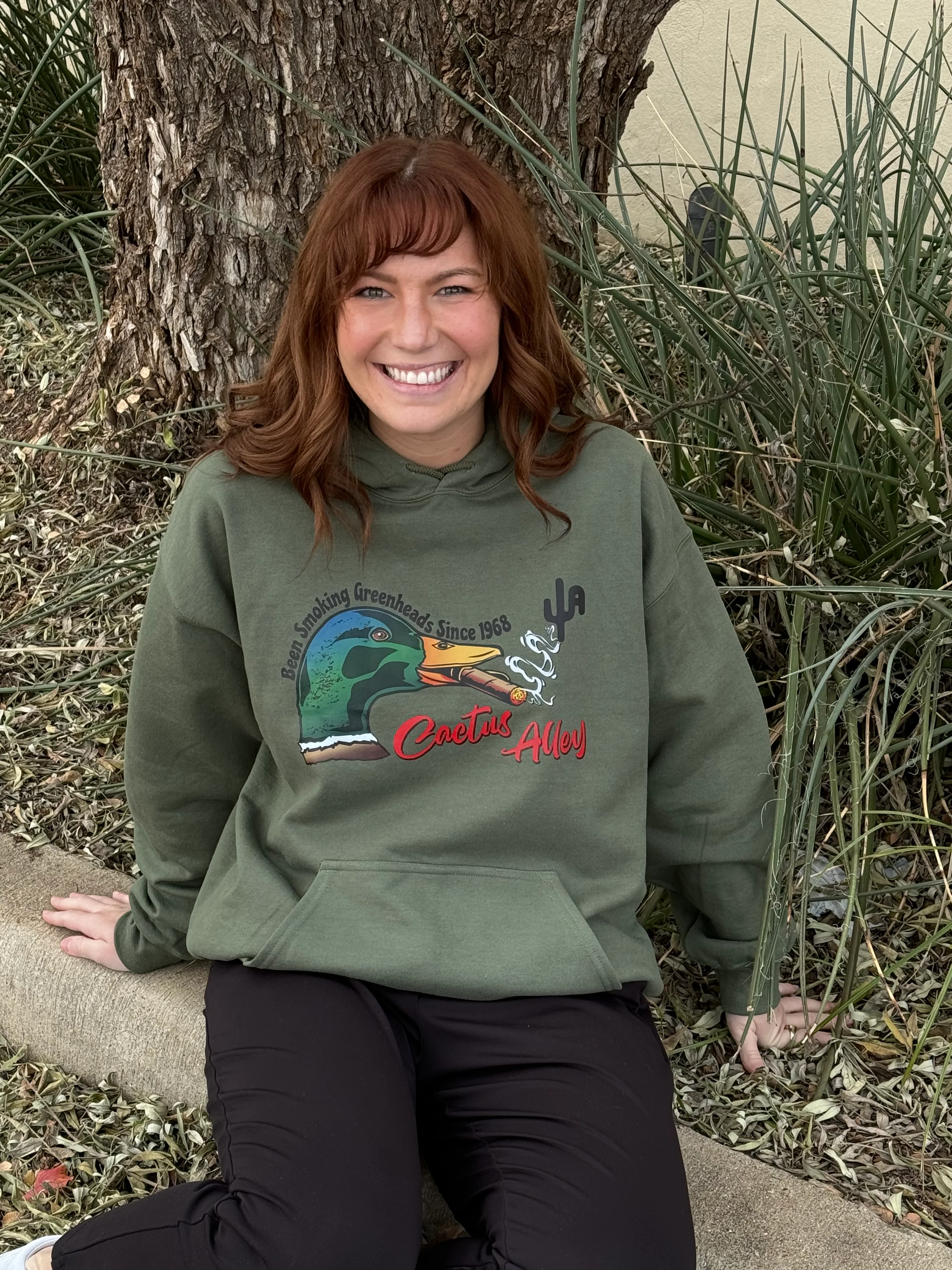 Greenheads - Military Green Adult Hoodie